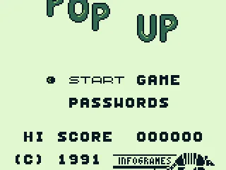 Title screen (European version)