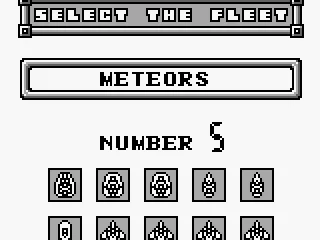 Select fleet 2: Meteors