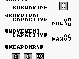 Survival Capacity and Movement Capacity. Nice.