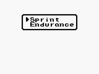 Championship mode: Sprint or Endurance?