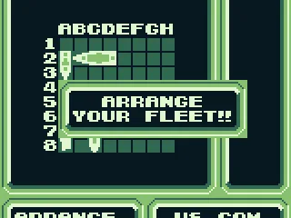 Place your ships on the battle grid.