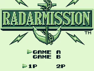 Title screen - 2 player mode available