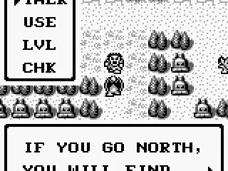 Talking to a helpful ghoul.