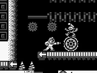 An enemy riding on a cog