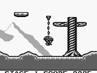 Using an arm to get to higher platforms.