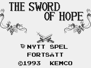 Swedish title screen