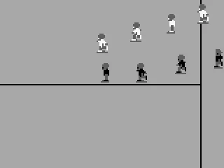 Players entering the pitch.