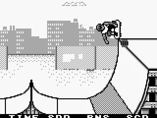 Pulling off a trick.