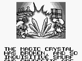 The magic crystal is broken.