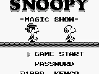 Game start or Password.