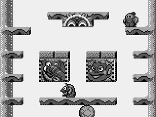 The snow ball rolls across the screen