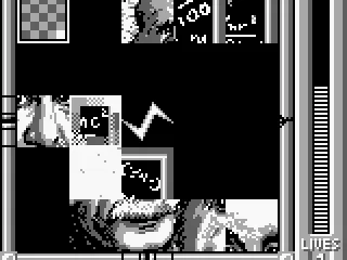 Cracks cause pieces to bounce back (illustrated by a flash)