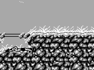 A poorly built bridge gives way, luckily this is not a tiger pit.