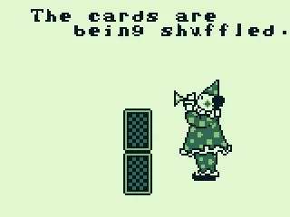 The cards are being shuffled.