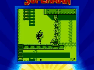 Even Superman has to be careful around walls of electric death.