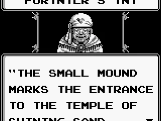 Receiving a hint from a fortune teller.