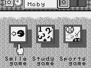 The GB version features three different games to play