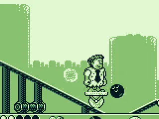 Riding a unicycle but don't fall to the bottom