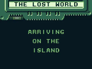 Arriving on the island.