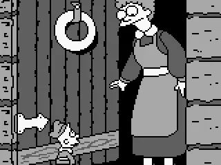 As the door opened, Bart came face to foot with the beautiful wife of the giant...