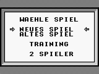 Main menu (German version).