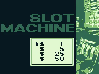 Next I will play the slots. I can play the $1, $5, $25 or $50 machines.