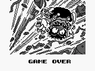 A funny Game Over screen.