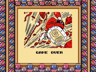 Other funny (and now colored) Game Over screen..