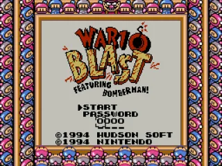 Title screen (in Super Game Boy).