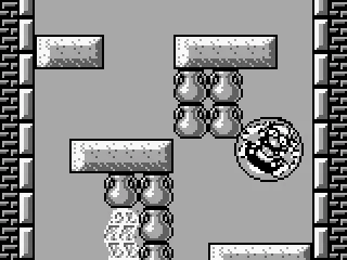 Bubble Wario can float past that barrier at the top of the screen.