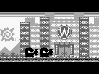 Opening movie.  Wario's castle is invaded.