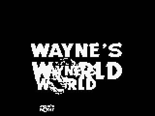 The title screen has that weird video feedback effect from the film