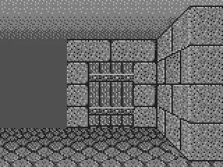 Inside the maze--most of the game is spent navigating it