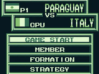 It's Paraguay vs. Italy.