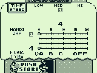 You can set a handicap, just in case