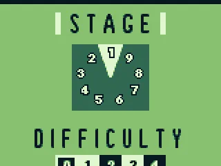 Select your stage and difficulty