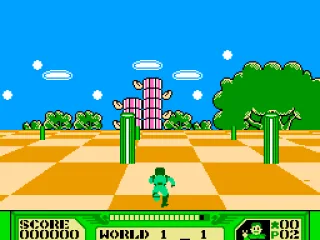 Worldrunning between columns