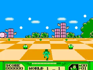 Worldrunning between enemies