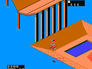 Competing in a jump event