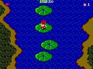 Jumping across these lily-pads? Easy!