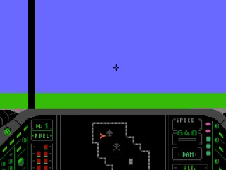 When flying, the game is viewed from within the cockpit