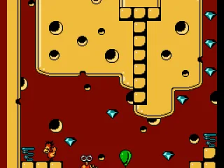 And so, Alfred must release all balloons in the level, while avoiding nasties