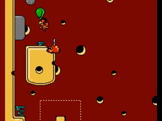 Hanging onto the last balloon, and leaving the current stage