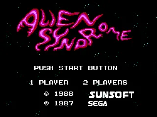 Japanese title screen