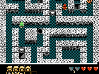 At a later stage with what appears to be multiple exits.