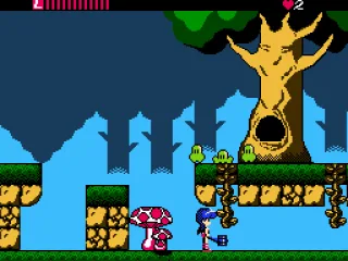 Watch out for the green slimes