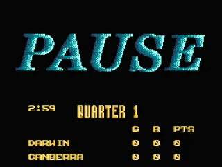 Pause screen