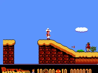 Second part of the game is played in the Wild West.