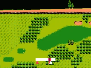 Ball bouncing on fairway