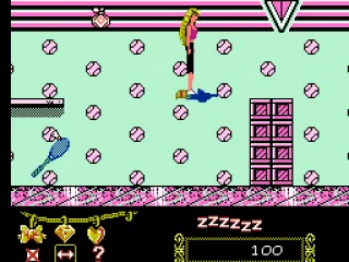 Barbie can ride on the toucan after giving him a crystal